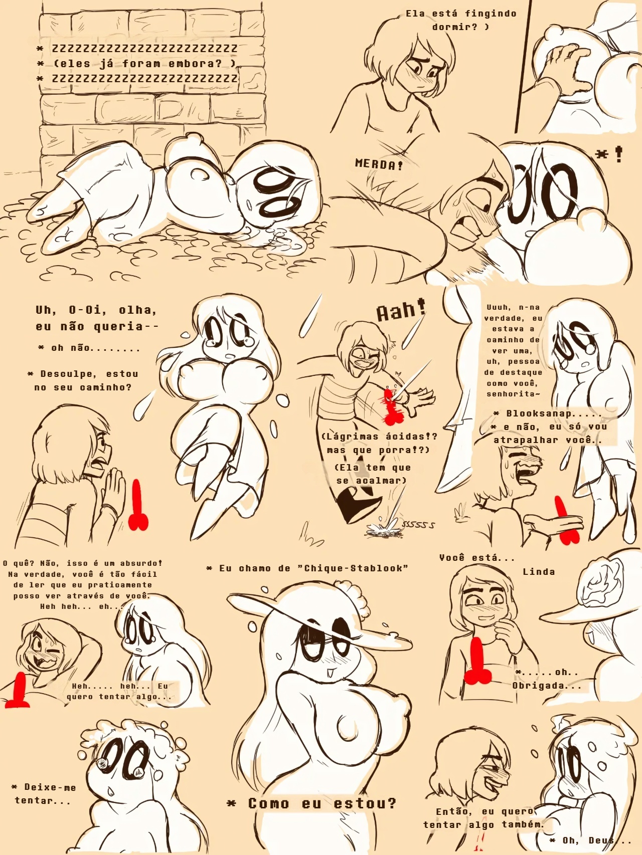 Under(her)tail: Monster-Girl Edition Part 1 Hentai pt-br 12