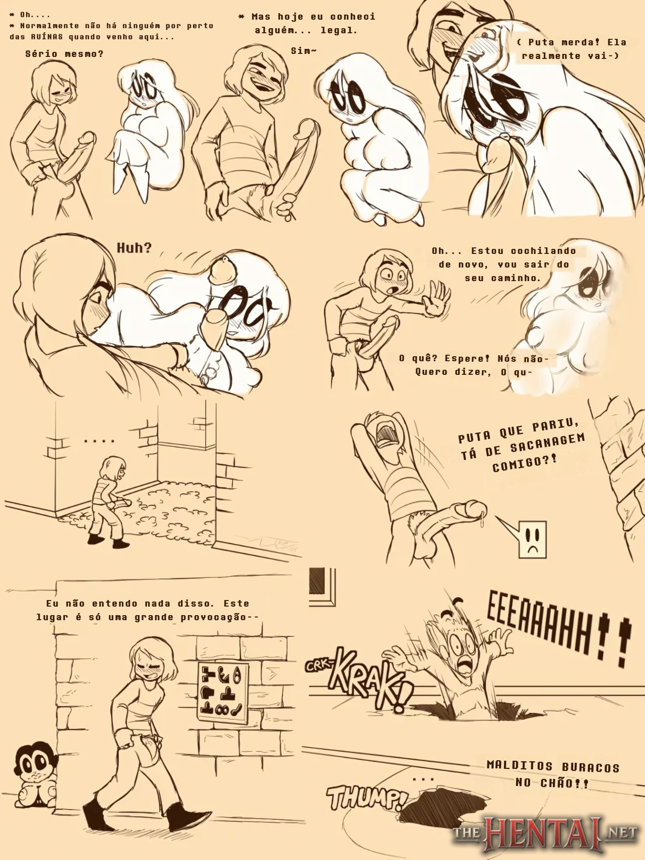 Under(her)tail: Monster-Girl Edition Part 1 Hentai pt-br 13