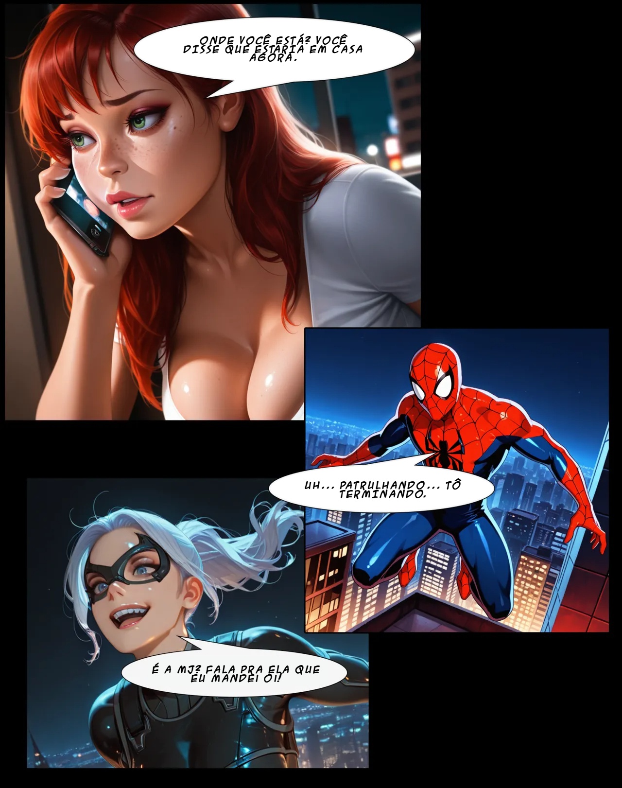 AI Generated: Black Cat By Pirate Wind Cat Hentai pt-br 02