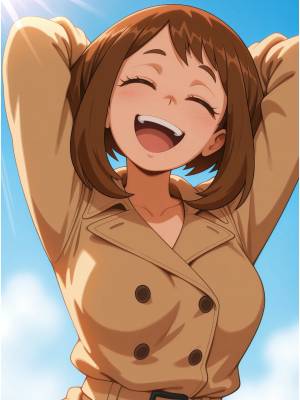 AI Generated: Ochako Uraraka By Lewdii Hentai pt-br 02