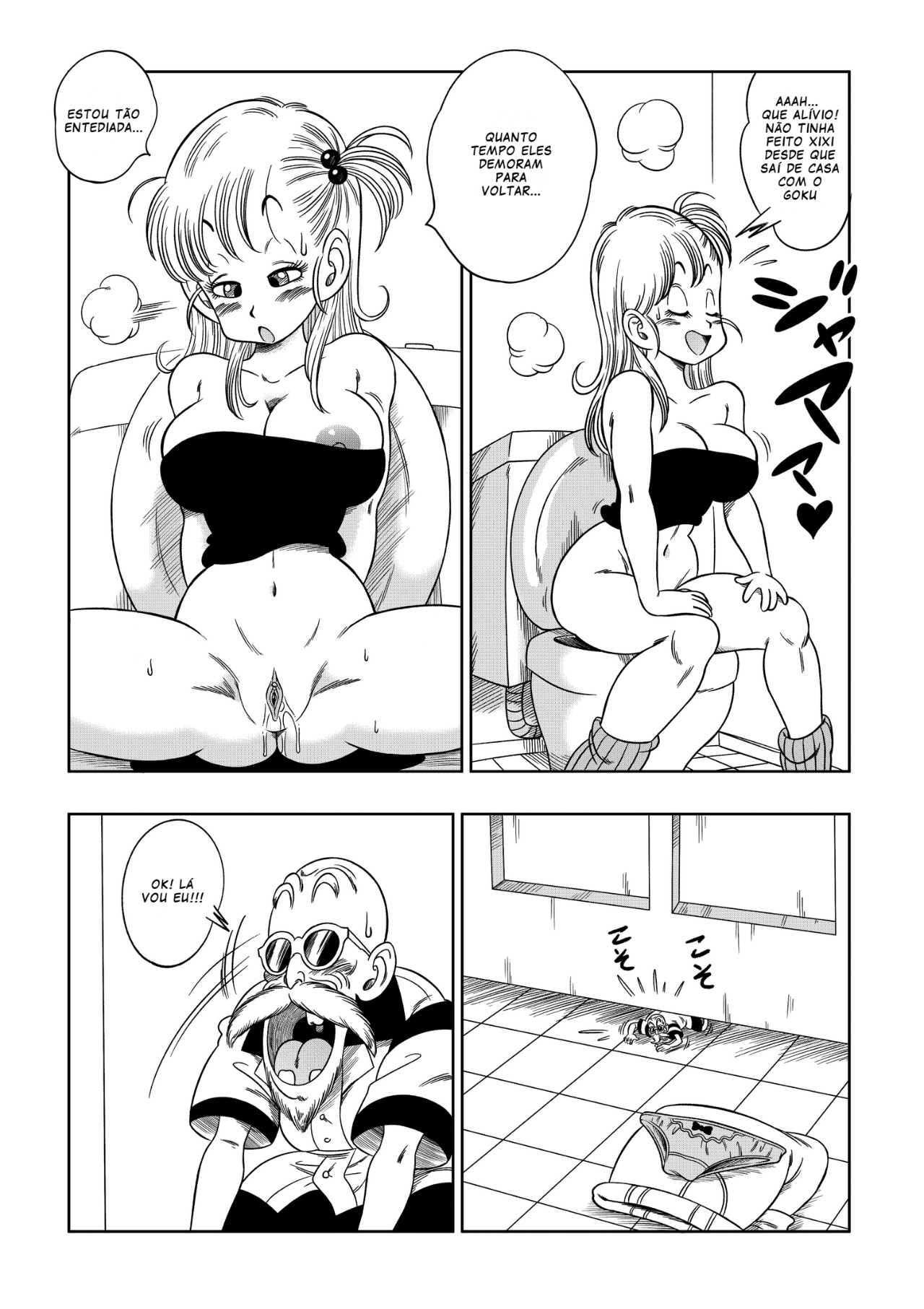 Dagon Ball: Kame Toilet Hentai pt-br 06