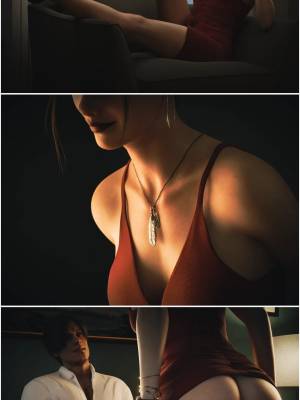 Her Dress: Claire Redfield x Leon S. Kennedy Hentai pt-br 03