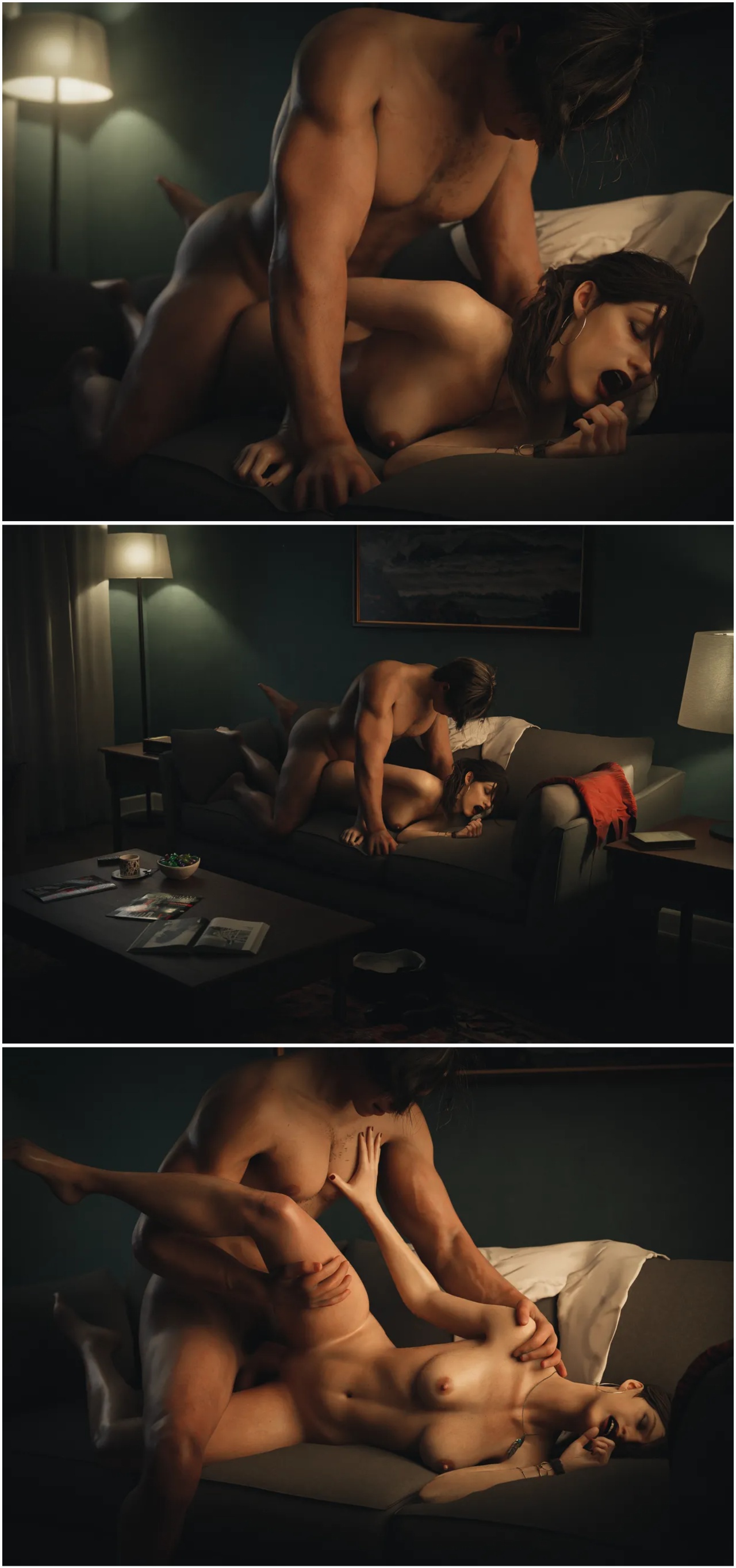 Her Dress: Claire Redfield x Leon S. Kennedy Hentai pt-br 14