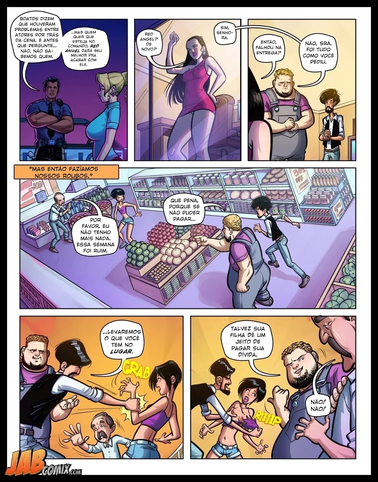 Red Angel By JABComix Part 7 Hentai pt-br 13