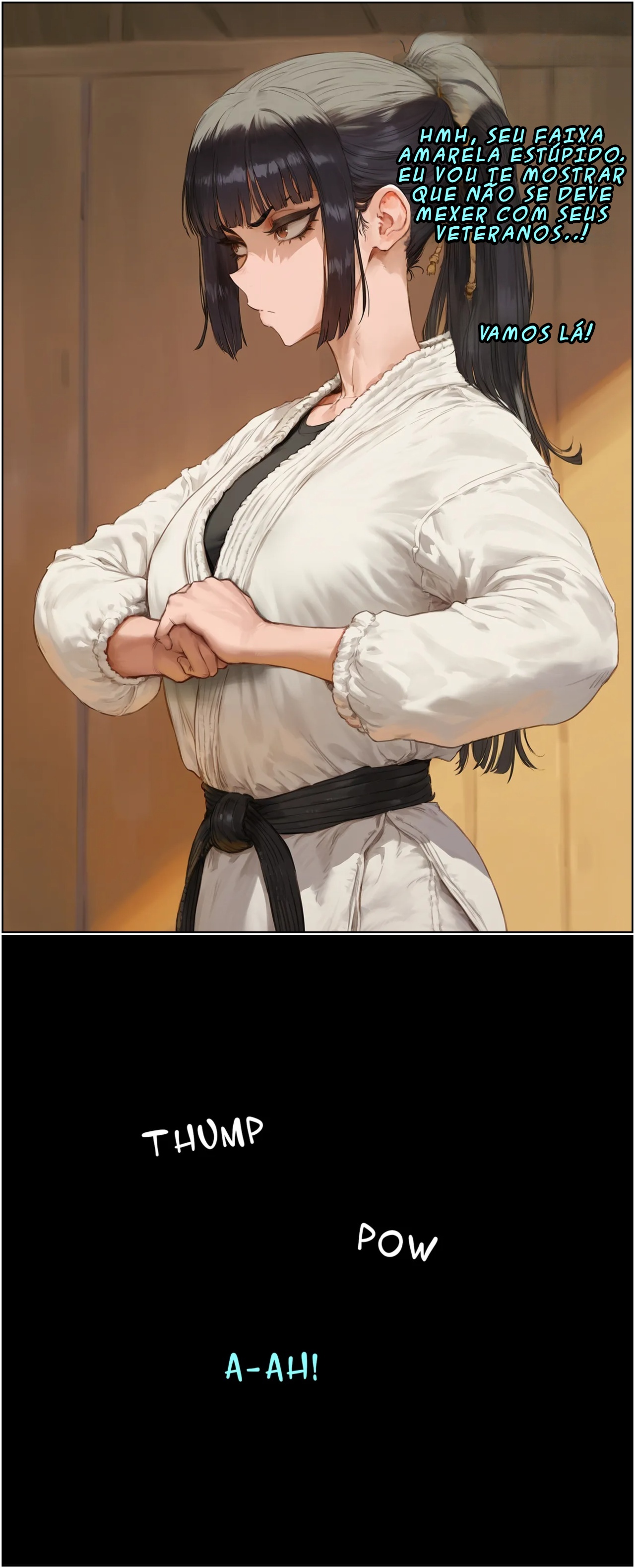 Rin & Yuto Make a Bet With a Newbie Martial Artist Hentai pt-br 02