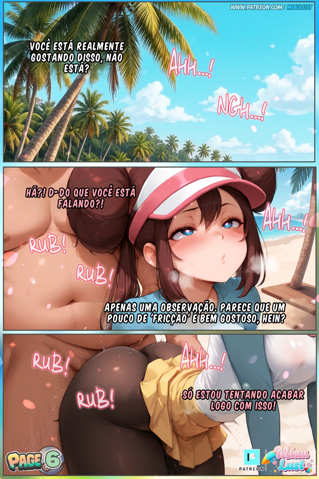 Rosa In White And Wet Hentai pt-br 09