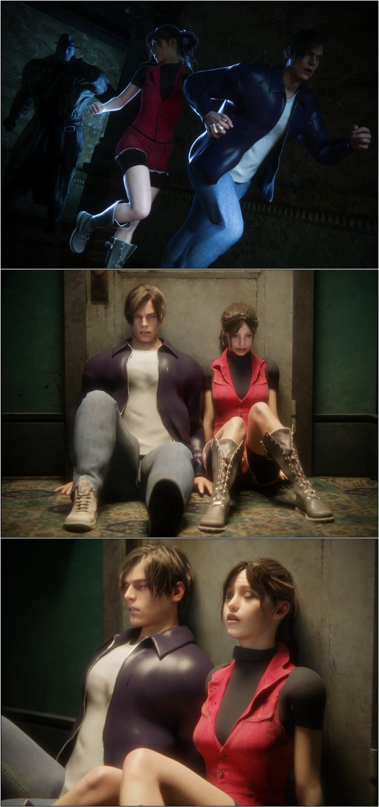 Safe Room Is a Love Room: Claire Redfield Hentai pt-br 02