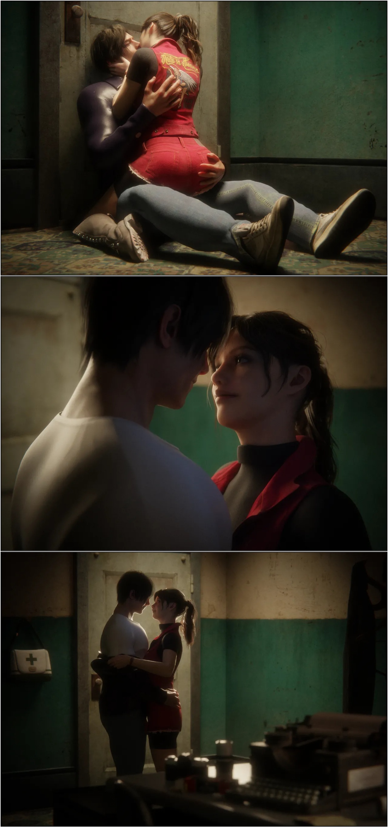 Safe Room Is a Love Room: Claire Redfield Hentai pt-br 05