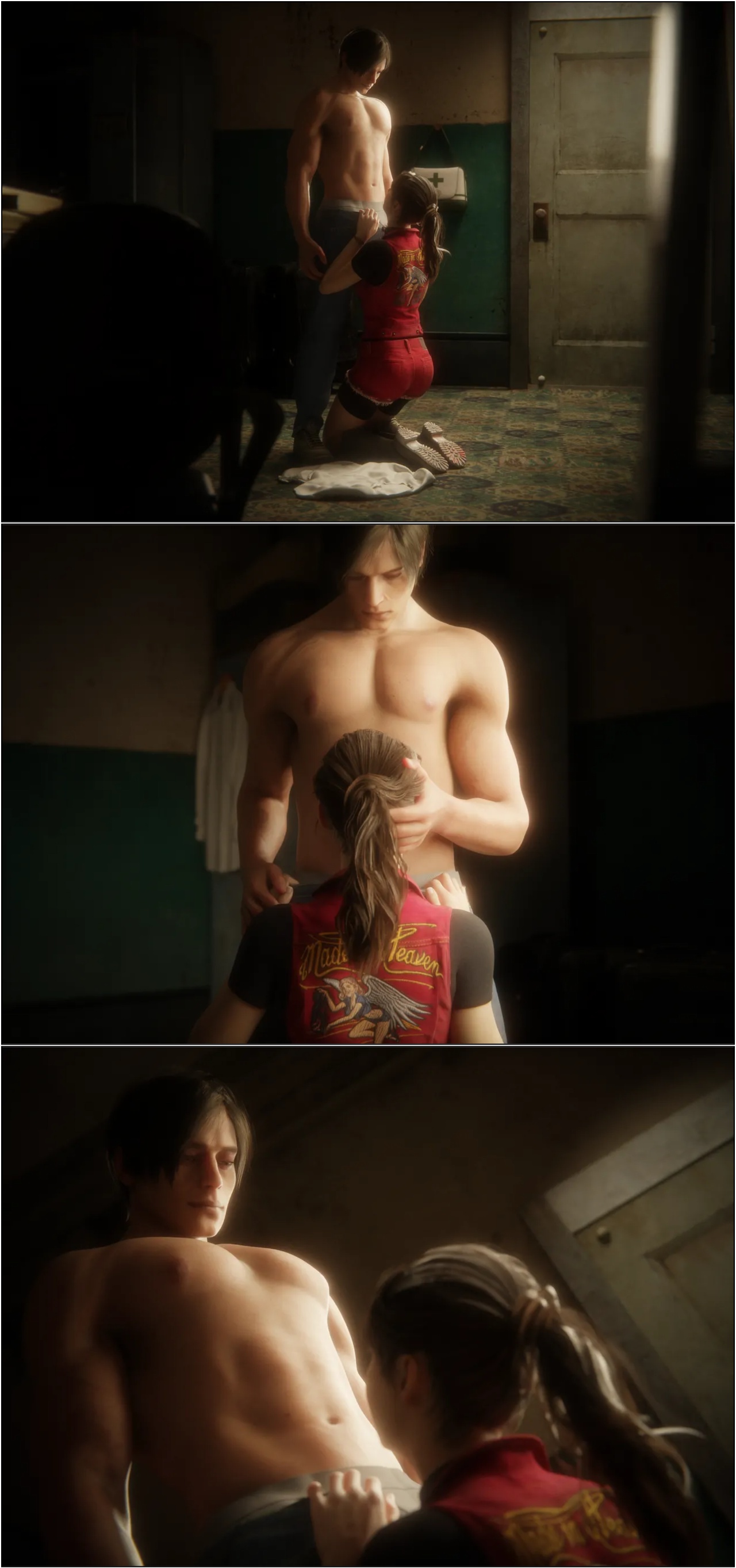 Safe Room Is a Love Room: Claire Redfield Hentai pt-br 07