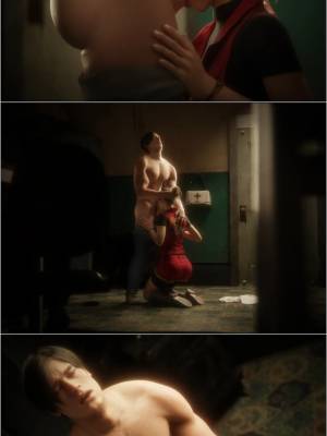 Safe Room Is a Love Room: Claire Redfield Hentai pt-br 12