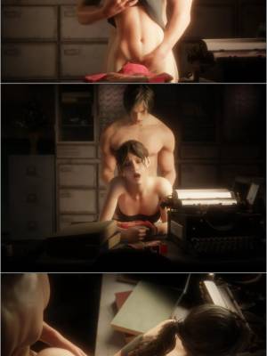 Safe Room Is a Love Room: Claire Redfield Hentai pt-br 15