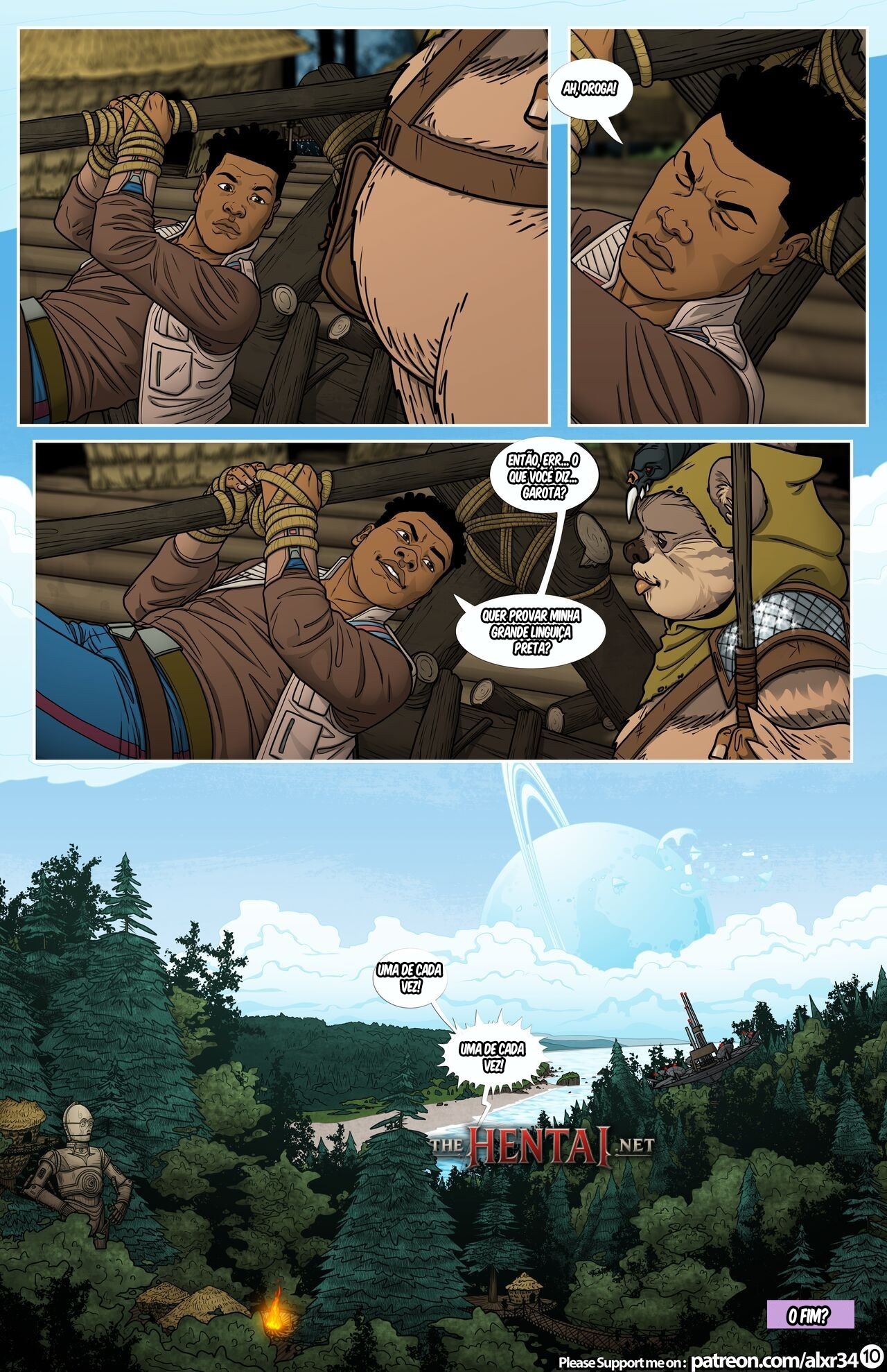 Star Wars: A Complete Guide To Wookie Sex Part 5 Hentai pt-br 10