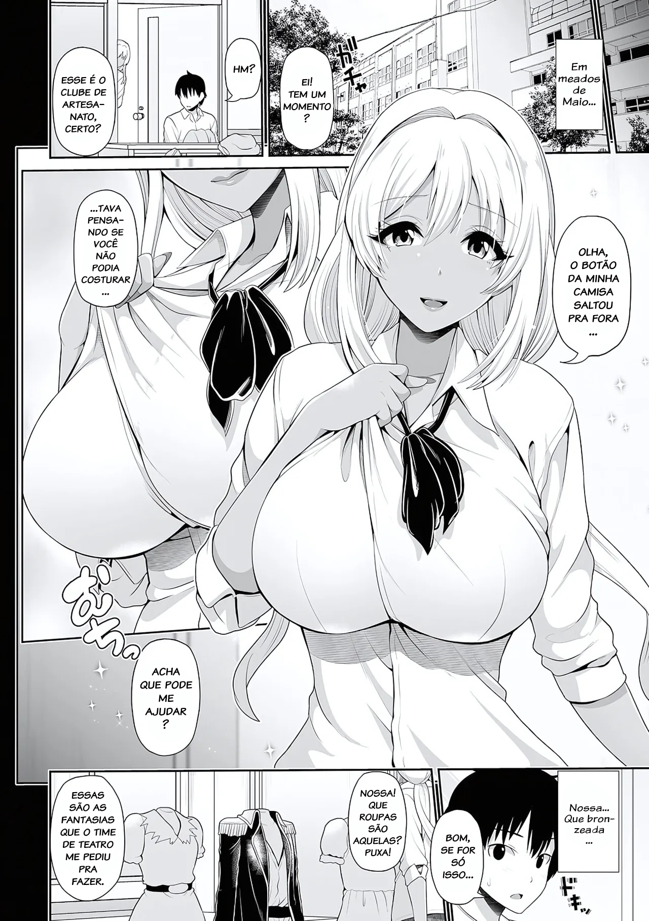 This Tanned Gyaru Only Has Eyes For You Part 6 Hentai pt-br 02
