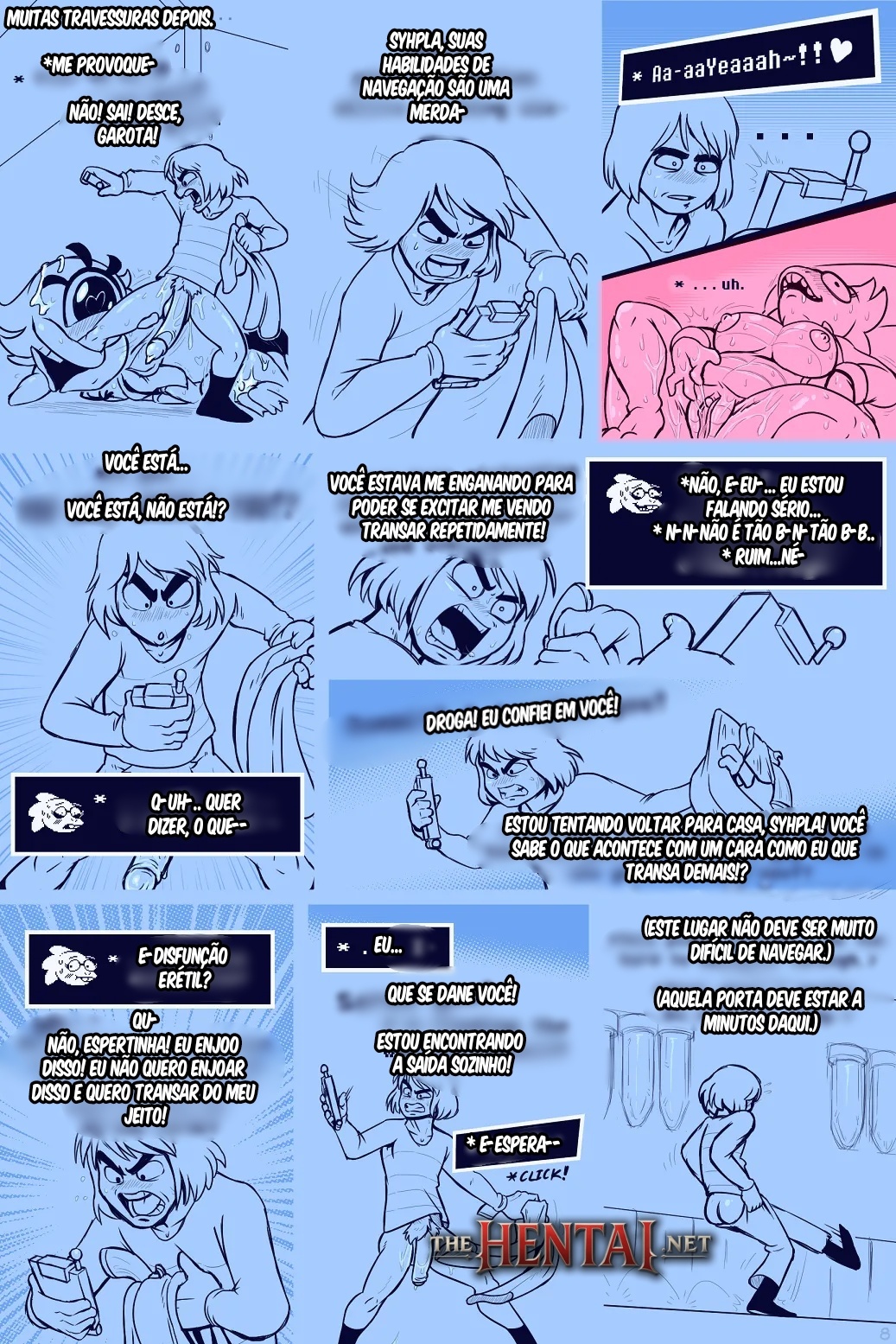 Under(her)tail: Monster-Girl Edition Part 6 Hentai pt-br 09