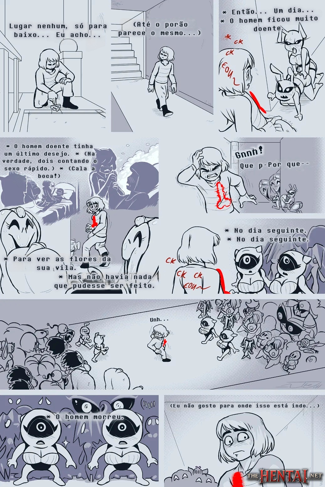 Under(her)tail: Monster-Girl Edition Part 7 Hentai pt-br 04