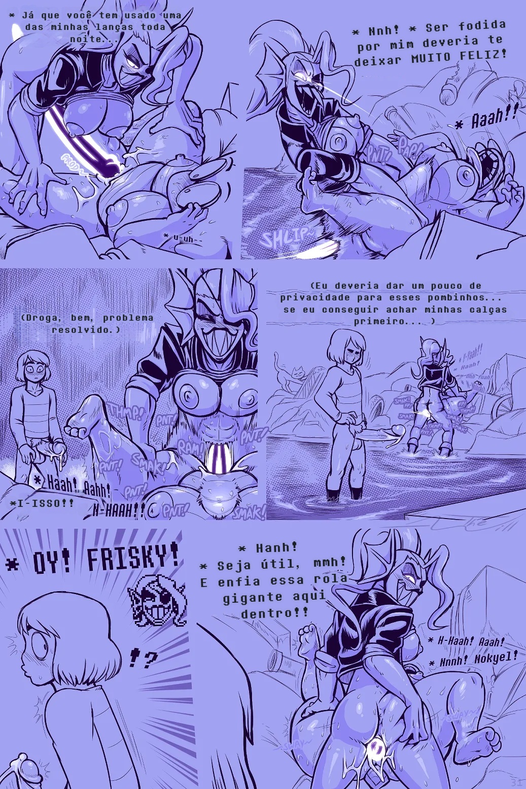 Under(her)tail: Monster-Girl Edition Part 7 Hentai pt-br 32