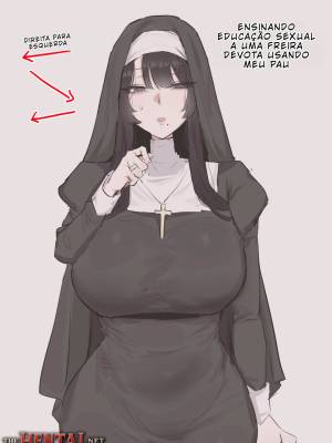 Teaching a Devoted Nun Sex Education Using My Dick