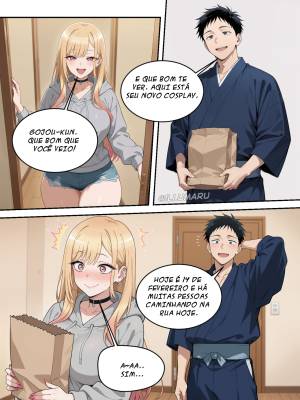 Valentine`s Day For Marin And Gojou Hentai pt-br 07