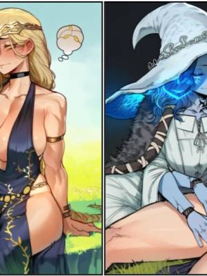 Ranni The Witch x Queen Marika Hentai pt-br 02