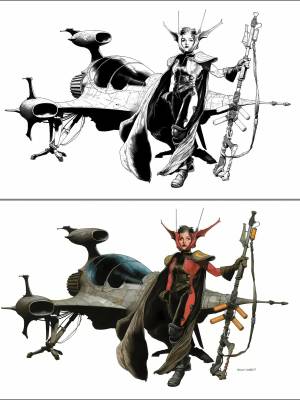 SPACEGIRL By Travis Charest Hentai pt-br 36