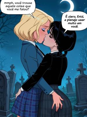 Wednesday And Enid: Graveyard Sex Hentai pt-br 03